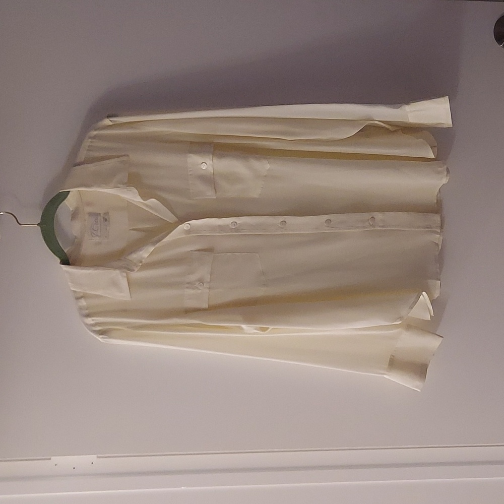 J. Crew Womens's Classic Silk Button-Down Shirt - Picture 8 of 12